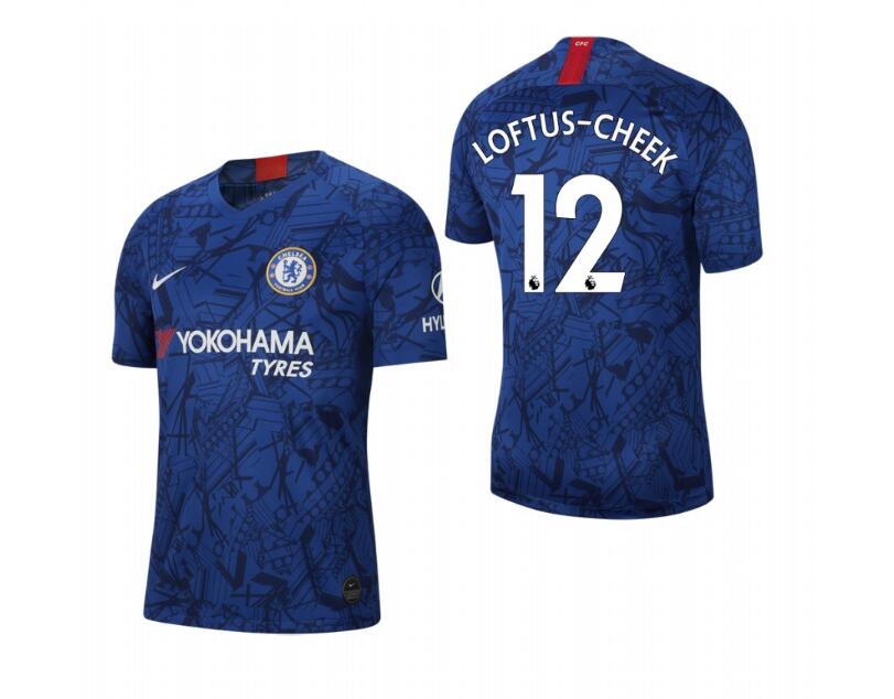 Men's Chelsea #12 Ruben Loftus Blue 2019 Soccer Club Home Jersey